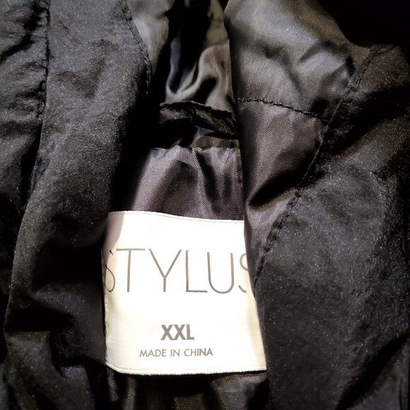 Stylus‎ Men's Full-Zip Jacket Waterproof /Windbreaker Black Size 2xL - Picture 6 of 6